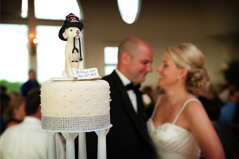 dogs in weddings ideas: Custom Cake Toppers by Laurie Valko | Toronto Weddings 